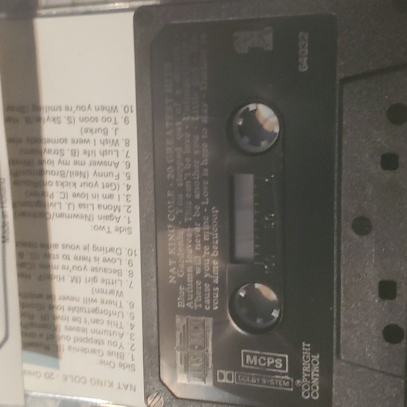 2/$8 Nat King Cole Greatest Hits Volume 1 audio cassette tape - Picture 3 of 4